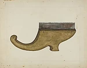 Handmade Saw by Evelyn Bailey