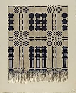 Handwoven Coverlet by Fred Hassebrock