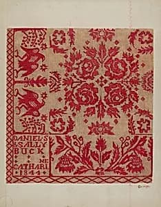 Handwoven Coverlet by Cornelius Christoffels
