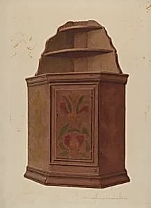 Hanging Corner Cupboard by William H. Edwards
