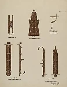 Hardware Details (of doors) by Geoffrey Holt
