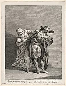 Harlequin Unmasked by Francesco Bartolozzi, after Giovanni Domenico Ferretti