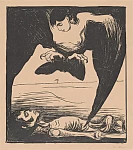 Harpy (Harpyie) by Edvard Munch