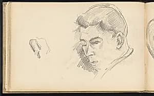 Head of a Boy by Paul Cezanne