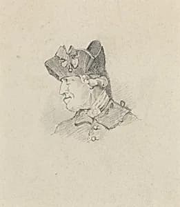 Head of a Man by Félix-Hilaire Buhot
