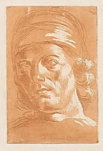 Head of a Man by Charles-Paul-Jean-Baptiste de Bourgevin Vialart de Saint-Morys, after Sandro Botticelli
