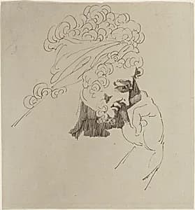 Head of a Man by Master of the Giants