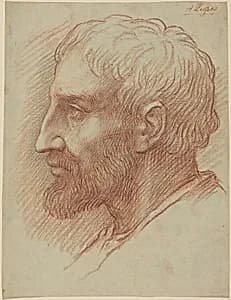 Head of a Man by Alphonse Legros