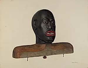 Head of a Negro by Mina Lowry