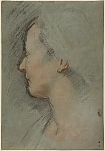 Head of a Woman by Federico Barocci