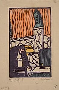 Head Waiter in Café by Ernst Ludwig Kirchner