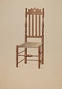 Heart and Crown Chair by Howard Weld