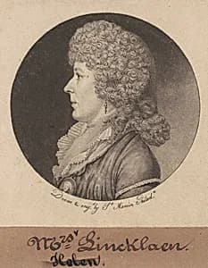 Helen Ledyard Lincklaen by Charles B.J. Févret de Saint-Mémin