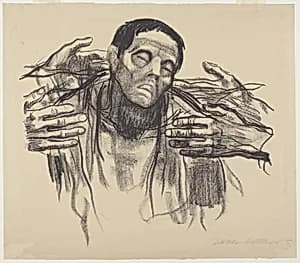 "Help Russia" ("Helft Russland") by Käthe Kollwitz