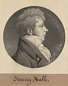 Henry Hall by Charles B. J. Févret de Saint-Mémin