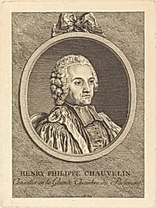 Henry Philippe Chauvelin by Charles-Nicolas Cochin II