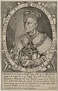 Henry VI of England by Renold Elstrack