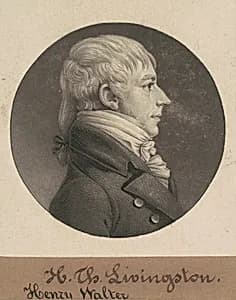 Henry Walter Livingston by Charles B. J. Févret de Saint-Mémin