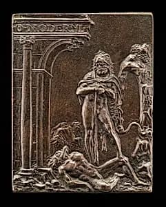 Hercules Triumphant over Antaeus by Moderno