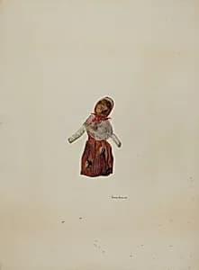 Hickory Nut Doll by Harry Grossen