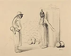 Hiding the "louis" by Jean-Louis Forain