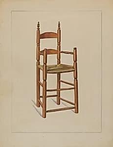 High Chair by Elizabeth Curtis
