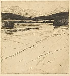 Hills of Tulloch by David Young Cameron