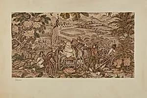 Historical Printed Textile by Joseph Lubrano