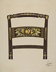 Hitchcock Chair Back by Lawrence Flynn