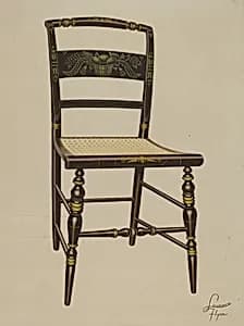Hitchcock chair by Lawrence Flynn