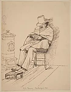 H.K. Brown by John Quincy Adams Ward