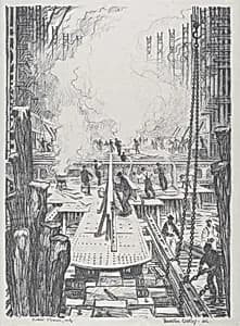 Hog Island. The Caldron by Thornton Oakley