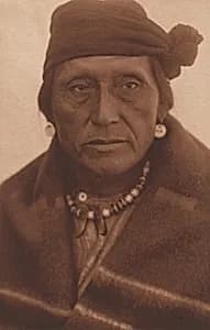 Holds The Eagle - Hidatsa by Edward Sheriff Curtis