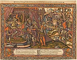 Holofernes Interrogating Achior by French 16th Century