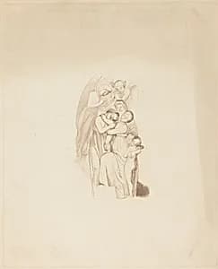 Holy Family? with Angels by British 19th Century