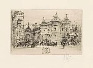 Holyrood Palace by William Walcot