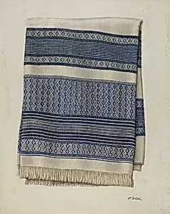 Homespun Tablecloth by Paul Ward