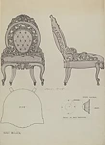 Hoopskirt chair