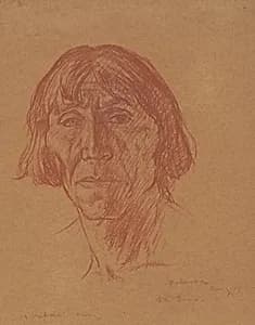 Hopi Indian, Polacca, Arizona by Mahonri Young