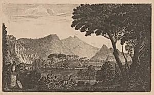 Horace's Sabine Villa by attributed to Peter Stephens