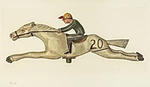 Horse and Jockey by Palmyra Pimentel