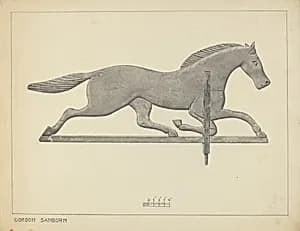 Horse Weather Vane by Gordon Sanborn