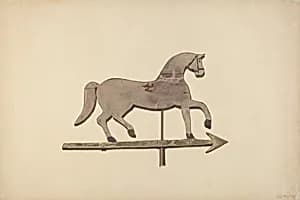 Horse Weather Vane by Robert Barton