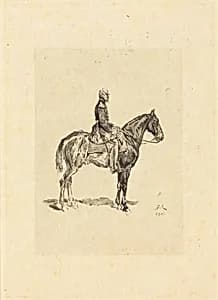 Portrait of Frédéric Auguste La Guillermie, after Jean-Louis-Ernest Meissonier