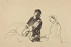 Hospital Scene by Jean-Louis Forain