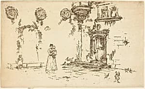 Hotel Lallement, Bourges by James McNeill Whistler