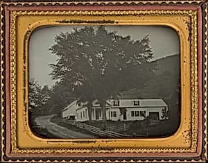 House on a Hillside by American 19th Century
