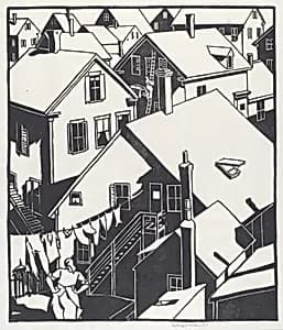 Housetops by Mildred McMillen