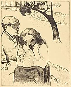 Human Sorrow (Miseres humaines) by Paul Gauguin