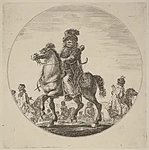 Hungarian Cavalier by Stefano Della Bella